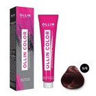 Крем-краска для волос перманентная Ollin Professional Color, тон 5/6 светлый шатен красный, 100 мл - Фото 1