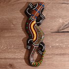 Панно декоративное "Ящерица с цветной росписью на спинке" 30х10,5х1 см - Фото 1