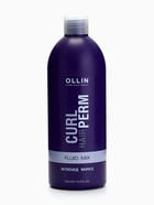 Флюид микс для волос OLLIN CURL HAIR для снятия негат. проявл. при хим. завивке 500 мл 10232192 - фото 319833642
