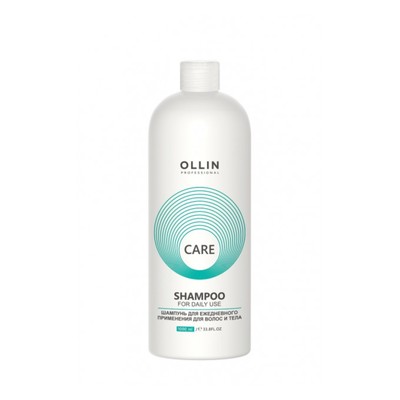 Шампунь для волос и тела для ежедневного применения OLLIN CARE, 1000 мл