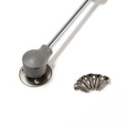 Газлифт 150N CAPPIO, доводчик, бесшумное открывание/закрывание, серый - Фото 7