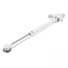 Газлифт 80N CAPPIO, доводчик, бесшумное открывание/закрывание, белый - Фото 4