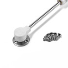 Газлифт 120N CAPPIO, доводчик, бесшумное открывание/закрывание, белый - Фото 10