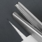 Ножницы «Зигзаг», 9", 23 см, шаг - 2 мм, цвет чёрный - фото 9389502