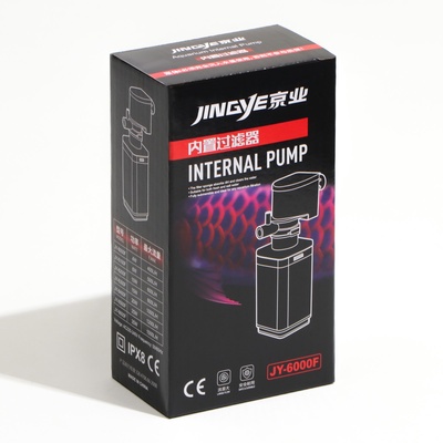Фильтр внутренний JINGYE JY-6000F, 400 л/ч, 4 Вт