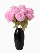 Цветы искусственные "Роза шёлк" d-10 см 45 см, розовый - фото 809231478