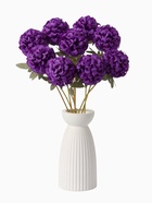 Цветы искусственные «Гортензия галант», h=43 см, d=7 см, фиолетовые - Фото 4
