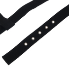 Недоуздок из нейлона, регулируемый размер, черный - Фото 2