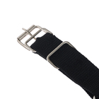 Недоуздок из нейлона, регулируемый размер, черный - Фото 4