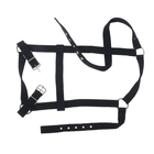 Недоуздок из нейлона, регулируемый размер, черный - Фото 5