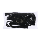 Недоуздок из нейлона, регулируемый размер, черный - Фото 6