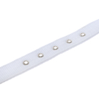 Недоуздок из нейлона, регулируемый размер, белый - Фото 2