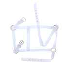 Недоуздок из нейлона, регулируемый размер, белый - Фото 5