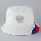 Панама «Россия», цвет белый, р-р 56 - фото 321211811