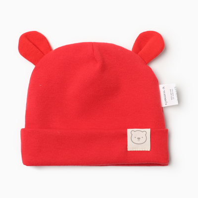 Шапка детская «Крошка Я. Мишка», размер 46-48, красная