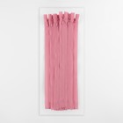 Молния потайная, №3, неразъёмная, потайная, замок автомат, 25 см, розовая - Фото 3