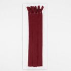 Молния потайная, №3, неразъёмная, потайная, замок автомат, 30 см, красная - Фото 3