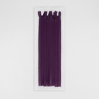 Молния потайная, №3, неразъёмная, потайная, замок автомат, 25 см, цвет баклажановый, цена за 1 штуку - Фото 3