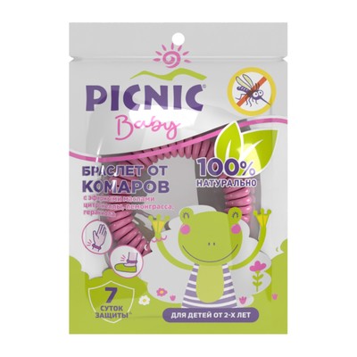 Браслет от комаров Picnic Baby, репеллентный