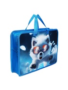 Папка для труда, А4, пластиковая, 34×24.5×7.5 см «Дружок песик» - Фото 2