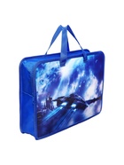 Папка для труда, А4, пластиковая, 34×24.5×7.5 см «Звездолёт» - Фото 2