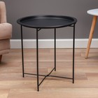Кофейный столик "Грация" YS-8375S, черный 46,8х50,5 см - Фото 2