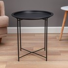 Кофейный столик "Грация" YS-8375S, черный 46,8х50,5 см - Фото 3