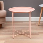 Кофейный столик "Грация" YS-8375SC, розовый 46,8х50,5 см - Фото 3