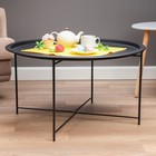 Кофейный столик "Юпитер" YS-8375L, черный 75х42 см - фото 321212188