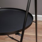 Кофейный столик "Барн" YS-8568, черный 44х42х68 см - Фото 4