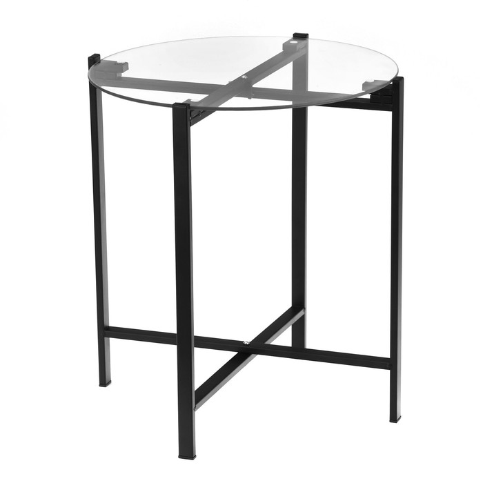 Кофейный столик "Фогот" YS-8526B, черный 42х46 см