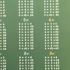 Накладка на стол пластиковая А3 (430 х 320 мм), Calligrata "Таблицы Пифагора", обучающая, 430 мкм - Фото 3