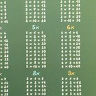 Накладка на стол пластиковая А3 (430×320 мм), Calligrata «Таблицы Пифагора», обучающая, 430 мкм - Фото 3