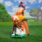 Садовая фигура "Петух на бочке" 18х23х34см МИКС - Фото 2