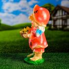 Садовая фигура "Гном девочка с корзиной босая" 20х18х40см МИКС - Фото 2