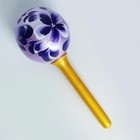 Маракас деревянный большой, музыкальная игрушка, МИКС 19×7.5 см - Фото 3