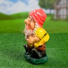 Садовая фигура "Дровосек" маленький 13х16х25см - Фото 2