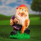 Садовая фигура "Дровосек" маленький 13х16х25см - Фото 4