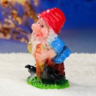 Садовая фигура "Дровосек" маленький 13х16х25см - Фото 8