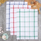 Набор полотенец кухонных «Этель. Клетка», МИКС, 40×68 см - 3 шт., хлопок 100% - Фото 3