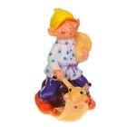 Садовая фигура "Эльф на улитке" 41*36*58 см - Фото 2