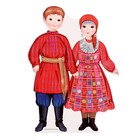 Набор украшений на скотче "Костюмы народов России" 10 штук, 20,5х27,5 см - фото 23859741