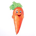 Плакат вырубной "Морковь"  23х22 см - фото 299058819