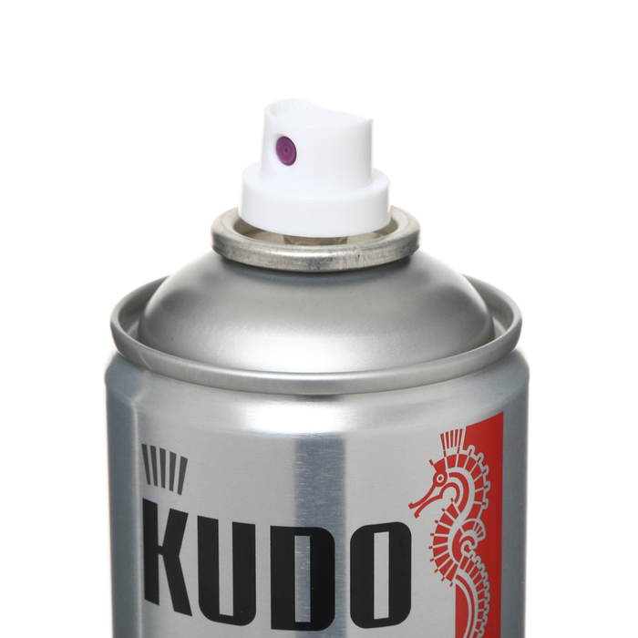 Эмаль KUDO термостойкая золотая, 520 мл KU-5007