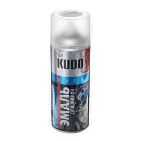 Эмаль для дисков KUDO алюминий, 520 мл, аэрозоль KU-5201