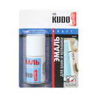 Эмаль KUDO для ванн и керамики с кисточкой, 15 мл, белая, KU-7K1301 - фото 3351229