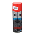 Лак для тонировки фар Kudo красный, акриловый, аэрозоль, 520 мл KU-9022 - фото 9500019