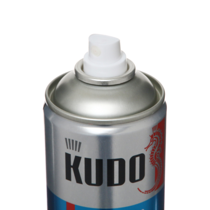 Лак для тонировки фар Kudo красный, акриловый, аэрозоль, 520 мл KU-9022