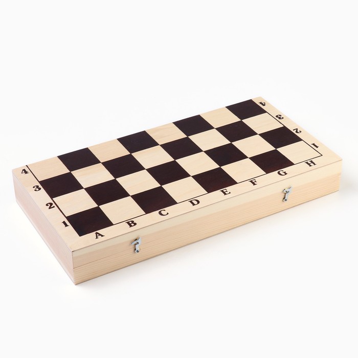 Шахматы гроссмейстерские, турнирные, утяжелённые, 40х40 см, король h=10.5 см, пешка 5.3 см - фото 1908099084