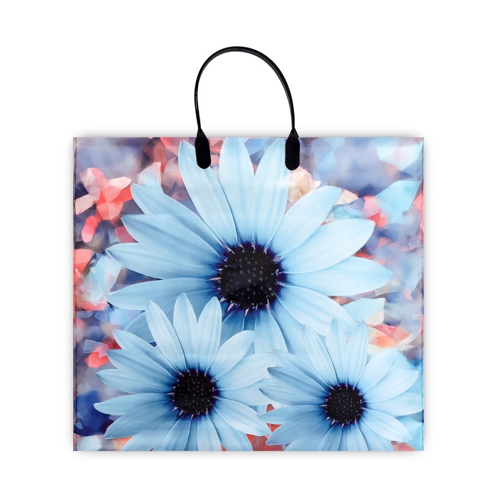 Пакет «Джерси», полиэтиленовый с пластиковой ручкой, 37×33.5 см, 90 мкм - Фото 1